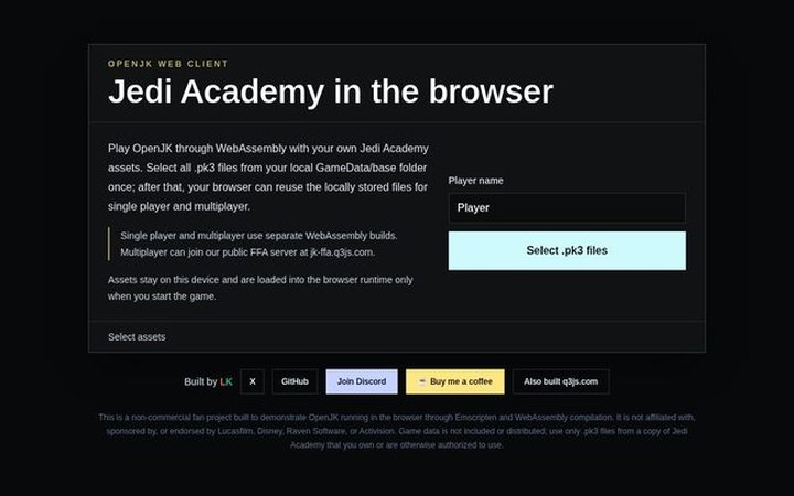 Star Wars Jedi Knight: Jedi Academy